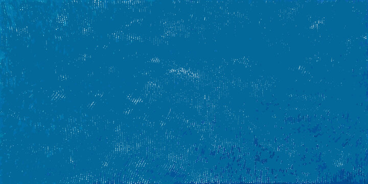 Blue particle mesh pattern with granular texture and speckled background