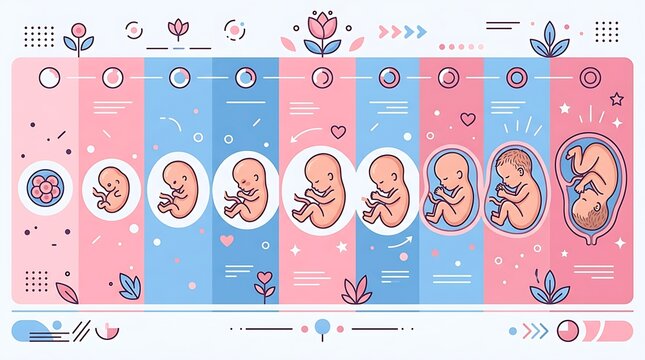 Timeline of human embryo and fetal growth during pregnancy