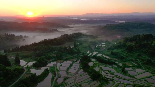 星峠の棚田（新潟県十日町市）