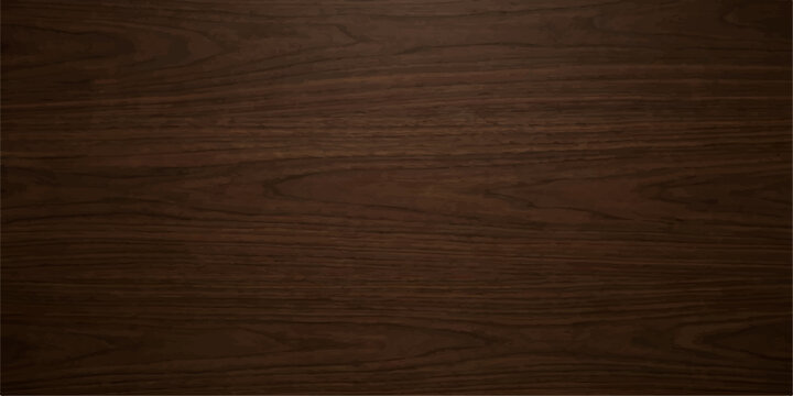 Rich espresso walnut wood texture background with fine horizontal grain and warm abstract timber surface for elegant interior design