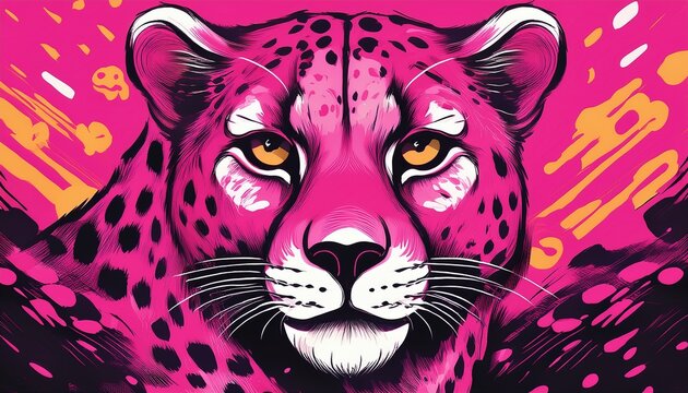 pink cheetah print pattern with vibrant colors and bold design cheetah pink pattern vibrant colors bold design animal