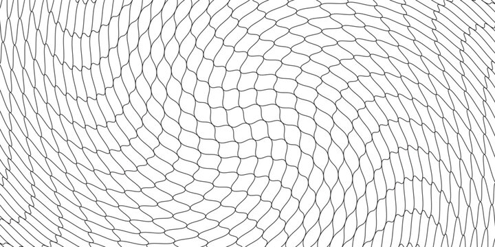 Curved net pattern. Seamless design for sportswear or equipment like soccer goals, volleyball nets, basketball hoops, hockey nets, and athletic gear.