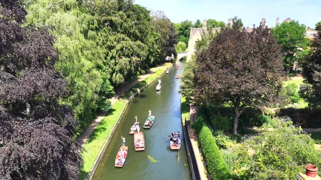 River Cam Punts 4K Aerial Drone Footage