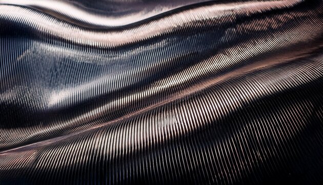 closeup of fine metallic mesh fabric with moire pattern effect and subtle light gradients for modern web design abstract print or tech branding