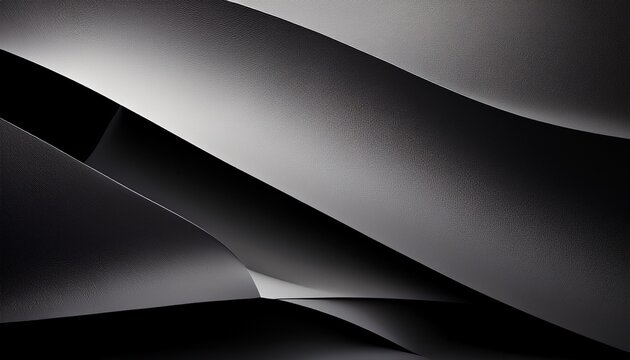 carta piegata in chiaroscuro di scala di grigio