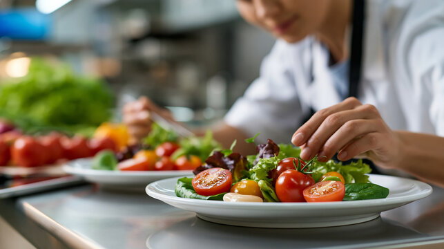 Clinical kitchen testing low sodium meal formulations showcasing food science heart wellness and longevity nutrition