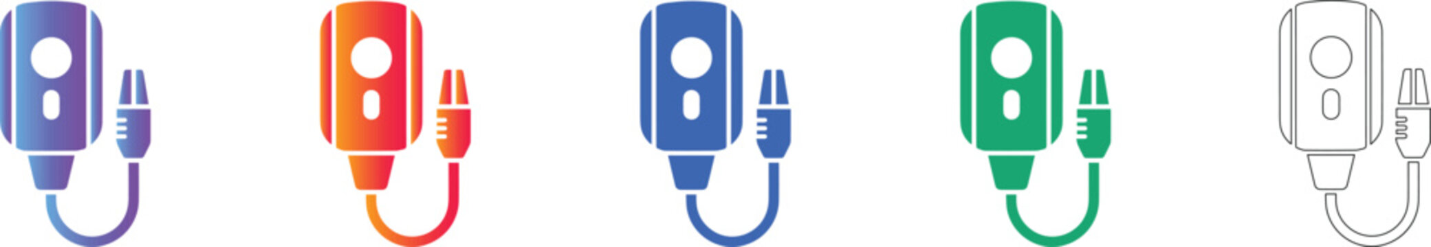 Medical Handheld Device Icons