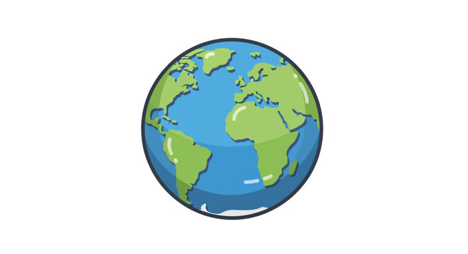 Globe Earth Planet World Map.