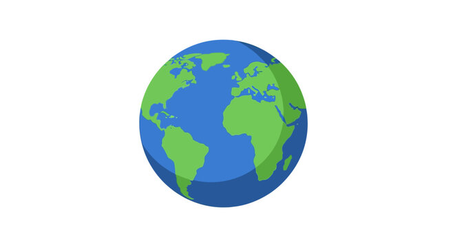 Globe Earth Planet World Map.