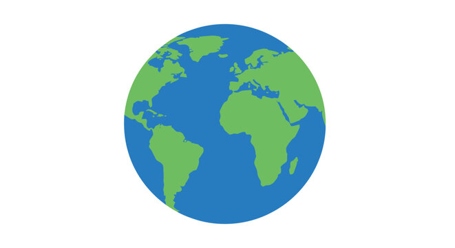 Globe Earth Planet World Map.