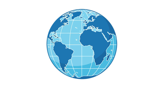 Globe Earth Planet World Map.