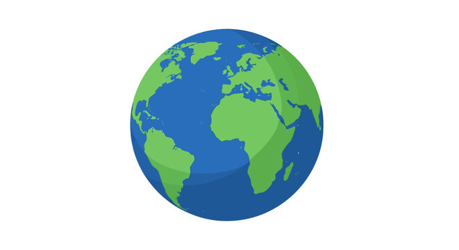 Globe Earth Planet World Map.