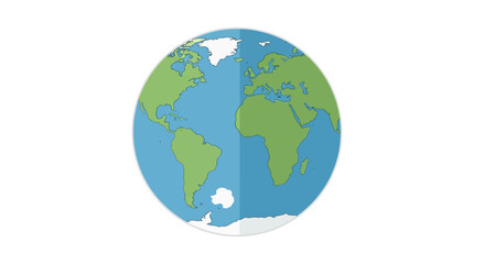 Obraz premium Globe Earth Planet World Map.