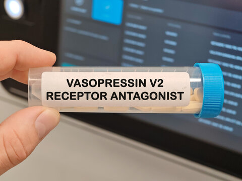 VASOPRESSIN V2 RECEPTOR ANTAGONIST vasopressin receptor antagonist class for hyponatremia heart failure and polycystic kidney disease treatment tablets in laboratory