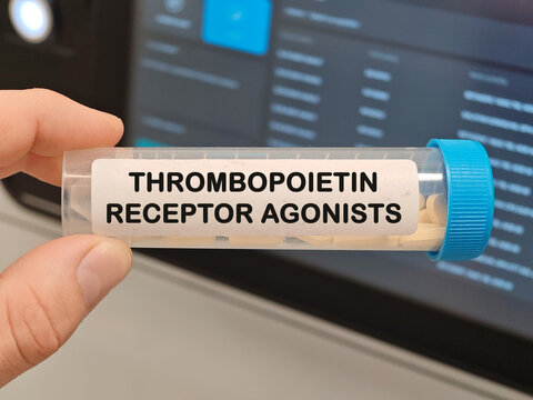THROMBOPOIETIN RECEPTOR AGONISTS hematologic and coagulation effect for bleeding disorders clotting control and blood disease treatment tablets in laboratory