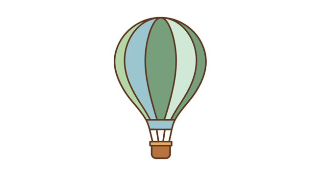 Colorful Hot Air Balloon Ride.