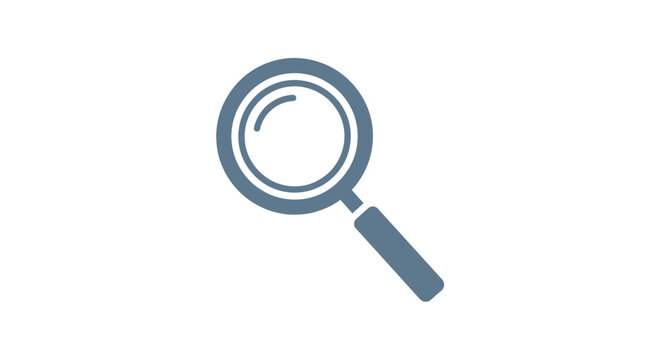 Magnifying glass icon symbol tool.