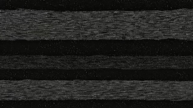 Grainy horizontal lines motion background with vintage analog glitch animation