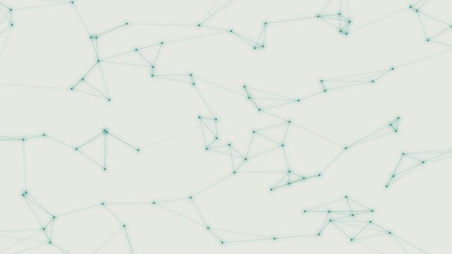 Cyan Plexus Mesh Network Technology Motion Background Loop