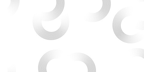 Fototapeta premium Black & white gradient wavy pattern tech circle lines like stripes dynamic abstract vector illustrator design with modern minimalist background used as presentation, digital art, motion, graphics etc