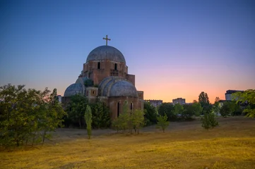Unfinished Christ the Saviour Serbian Orthodox Cathedral at Twilight - Pristina, Kosovo © tichr