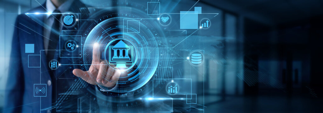 Public Administrator touching e-governance data and citizen portal service, digital state administration, public sector web infrastructure, electronic civic operations.