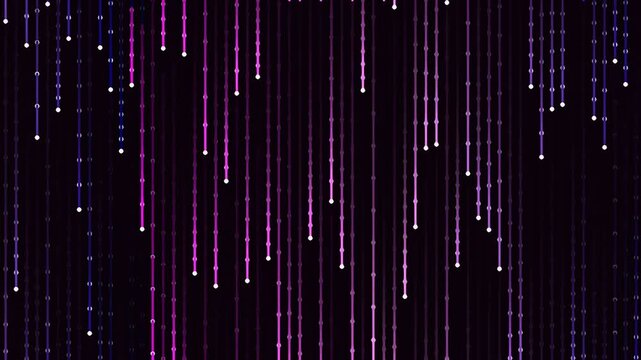 Abstract colorful vertical lines falling animation background for festive design