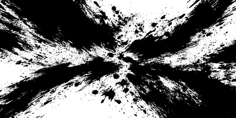 Abstract ink splash explosion with energetic and dynamic movement, creating a striking visual effect. © GREENPIXEL Art