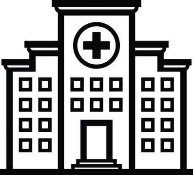 Medical cross icon with keyboard keys representing healthcare and technology integration
