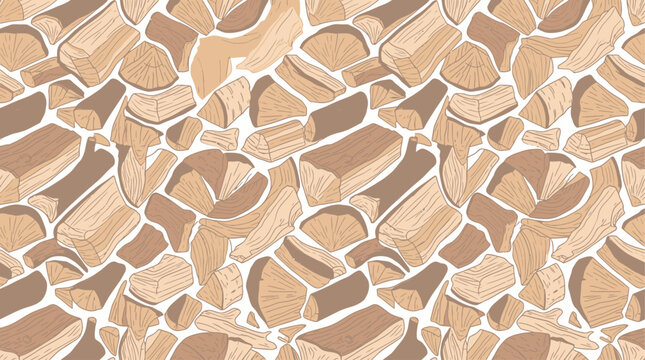 Seamless natural stone pattern featuring beige rock textures arranged in a repeating mosaic design. Ideal for wallpaper, textiles, backgrounds, packaging, and surface patterns.