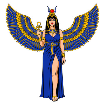 Isis. Ancient Egyptian Goddess.