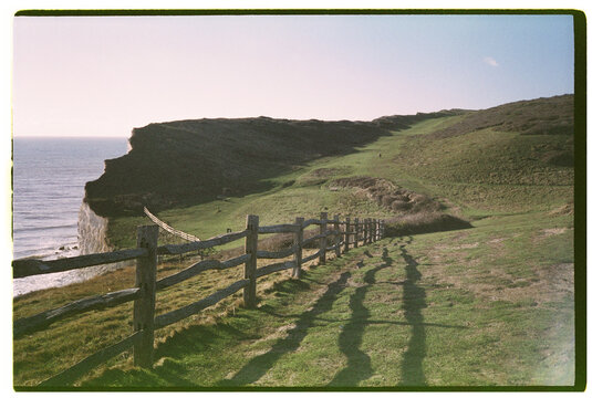 Fence Along Seven Sisters Cliffs