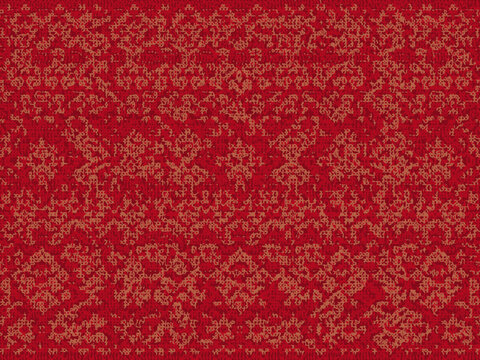 Red and gold traditional asian ornate decorative seamless pattern design