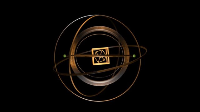3D PBR Fantasy Adventure Compass Alpha Animation