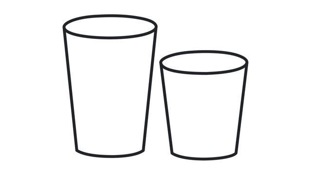 Clean flat vector line icon showing a simple drum for fan chants, suitable for music event flyers, sports club assets, and festival navigation.