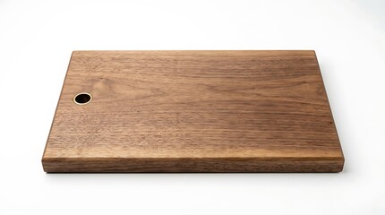 Fototapeta premium Wooden cutting board with hole.