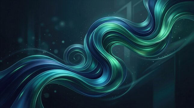 Aether ui premium dashboard v3 1 abstract background with flowing blue lines and particle effects