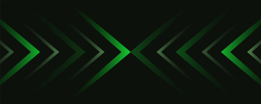 Green and dull green arrows pointing to the right emphasis on a topic presentation background
