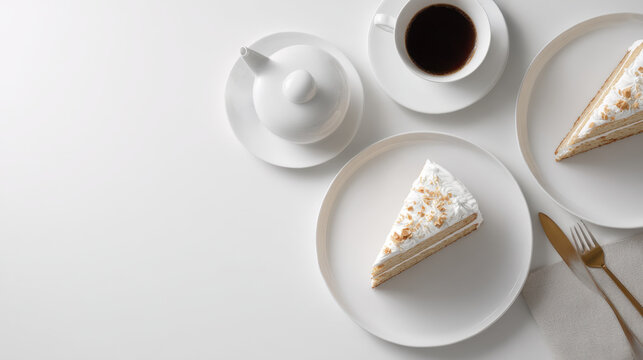 Dessert and coffee together