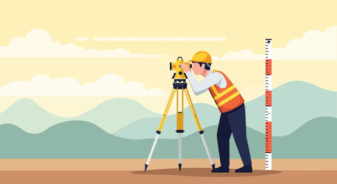 Construction worker holding yellow hard hat and blueprints outdoors.