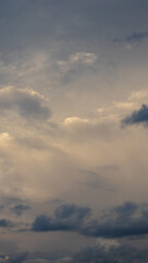 Obraz premium Dramatic Sky With Clouds at Dusk