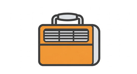 Illustration of a Portable Electric Fan © ss