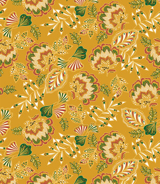 all over design. digital print. Flower pattern seamless floral pattern new summer special mughal motif seamless pattern 
