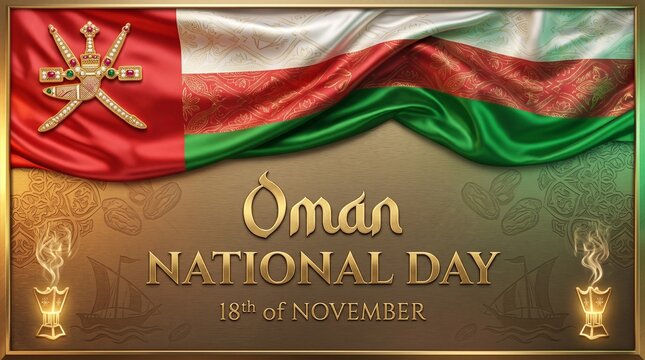 Oman National Day, 18th November, flag, celebration, holiday