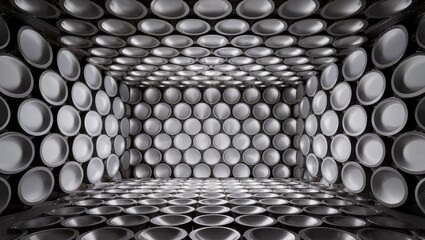 Obraz premium architecture interior with geometric