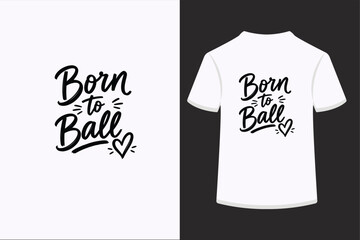 Basketball Typography Design with Hand Lettering Sports Quote on White Background © Samesh