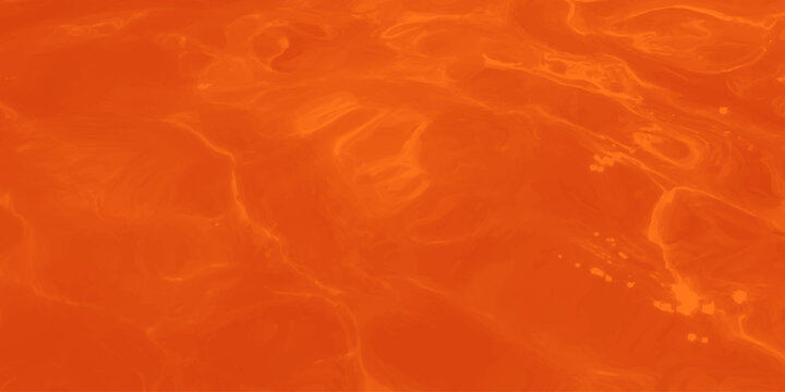 Vibrant orange water surface texture with gentle ripples, abstract liquid background reflecting warm sunset lighting