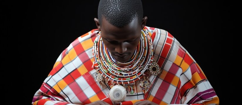 African man in traditional clothing