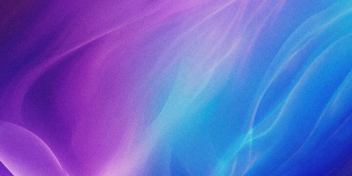 Abstract wave pattern with gradient purple and turquoise colors flowing digital design lines blue art