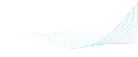 Fototapeta premium Abstract flowing wave curve lines particles future technology concept paper wave Illustration vector